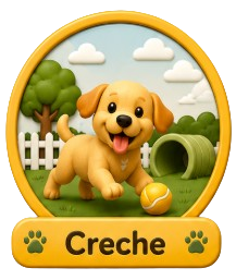Arte para Creche da Bicholândia Creche, Hotel e Day Care para Cães