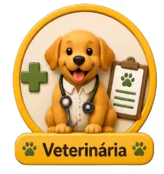 Arte para Veterinária da Bicholândia Creche, Hotel e Day Care para Cães