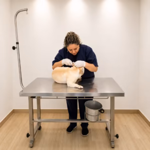 Atendimento com Veterinária da Bicholândia Creche, Hotel e Day Care para Cães